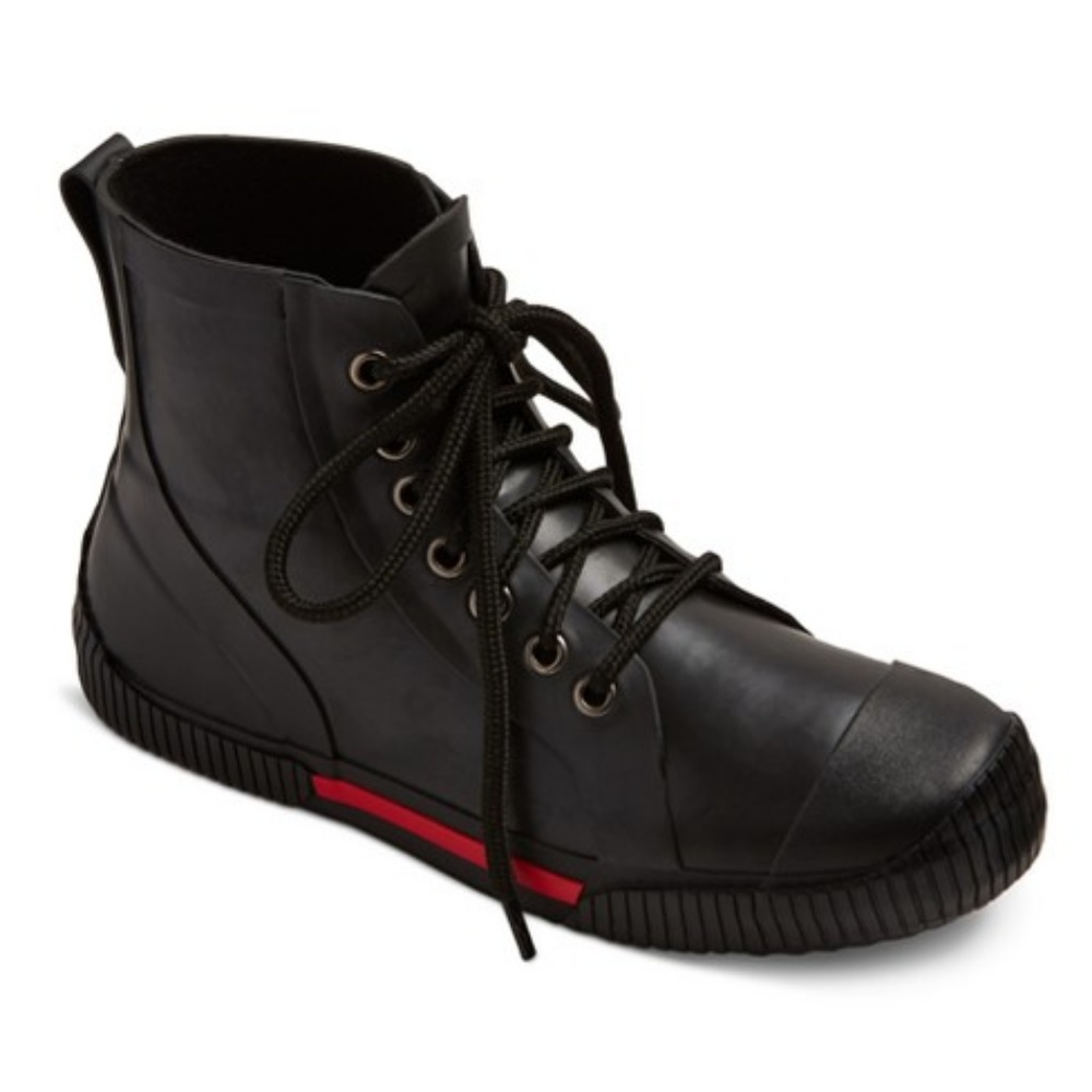 Black Rain Boots